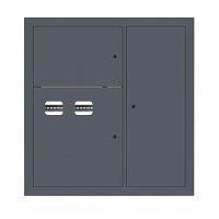 Щит этажный 2 кв. RAL7016 (1000х950х150) EKF PROxima | код mb29-v-2-ral7016 | EKF