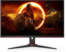 Монитор AOC 27 Gaming 27G2SAE черный/красный VA LED 1ms 16:9 HDMI M/M матовая 350cd 178гр/178гр 1920x1080 165Hz FreeSync Premium VGA DP FHD 4.63кг | код 1619159 | AOC