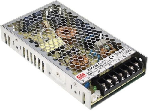 Источник питания AC-DC, 100Вт, ККМ, вход 85…264В AC, 47…63Гц /120…370В DC, выход 5В/20A, рег. вых 4.75…5.5В, изоляция 3750В AC, в корпусе 179х99х30мм, -30…+70С | код RSP-100-5 | MeanWell Источник питания AC-DC, 100Вт, ККМ, вход 85…264В AC, 47…63Гц /120…370В DC, выход 5В/20A, рег. вых 4.75…5.5В, изоляция 3750В AC, в корпусе 179х99х30мм, -30…+70С | код RSP-100-5 | MeanWell