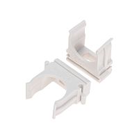 Крепеж-клипса для труб o20мм, белая (100 шт/уп) REXANT | код 28-0120-6 | REXANT