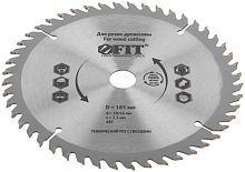 Диск пильный для циркулярных пил по дереву 185х20/16х48T технический рез с гвоздями FIT 37706