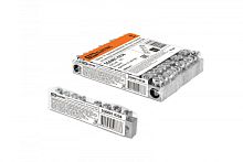 Шина N нулевая 6х9мм 8/1 (8 групп/крепеж по центру) никелированная инд. стикер TDM | код SQ0801-0336 | TDM