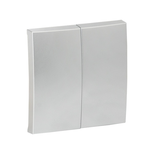 Валенсия лицевая панель выключателя 2-кл, 10А сталь PROxima | код ESV10-L-023-30 | EKF Валенсия лицевая панель выключателя 2-кл, 10А сталь PROxima | код ESV10-L-023-30 | EKF