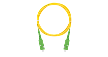 Шнур NIKOMAX волоконно-оптический, соединительный, одномодовый 9/125мкм, стандарта OS2, SC/APC-SC/APC, одинарный, LSZH нг(A)-HFLTx, 2мм, желтый, 3м | код NMF-PC1S2C2-SCA-SCA-003 | NIKOMAX
