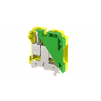 Клемма заземления винтовая 35 мм2, на 2 подключения ET35 | код 1108070000 | Elmex