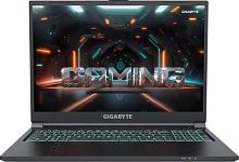 Ноутбук Gigabyte G6 Core i7 13620H 16Gb SSD1Tb NVIDIA GeForce RTX4060 8Gb 16 IPS FHD+ (1920x1200) Free DOS black WiFi BT Cam (KF-H3KZ854KD) | код 2026590 | GIGABYTE