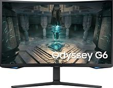 Монитор Samsung 32 Odyssey G6 S32BG650EI черный VA LED 16:9 HDMI M/M полуматовая HAS Piv 350cd 178гр/178гр 2560x1440 240Hz DP WQ USB 5.5кг | код 1908915 | SAMSUNG