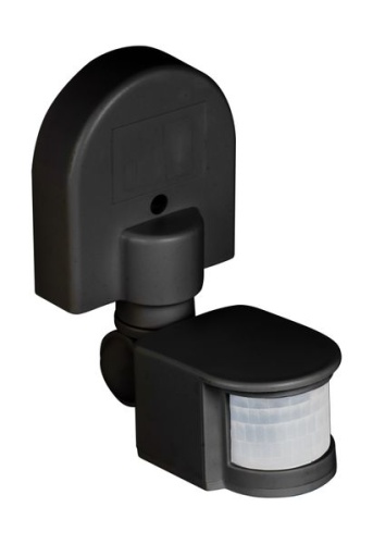 ИК датчик движения наст, 1200Вт 180гр, до 12м IP44 MS-16Cb черный PROxima | код dd-ms-16Cb | EKF фото 2