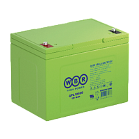 WBR GPL12800 Аккумуляторная батарея для ИБП, напряжение: 12В, ёмкость: 80Ач, клеммы типа: внутренний болт М6, Размеры ДШВ: 260x172x202мм, вес: 24,2кг. Срок службы: 12 лет. | код WBR GPL12800 | WBR