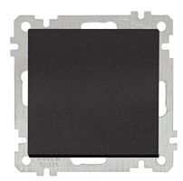 21 - Выключатель, пруж. зажимы, черный мат | код 2100-401-0184 | Mutlusan