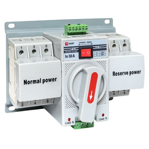 Устройство АВР МСB 50А (C) 3Р 400В PROxima | код ats-mcb-50c-3p-pro | EKF фото 2