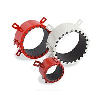 Муфта противопожарная Дн40 ПМ-40 с замком для пластиковых труб | код 016-0597 | ОГНЕЗА