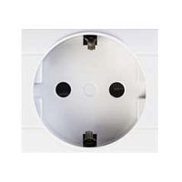 Розетка встраиваемая SCHUKO 2P+E 16A 200-250V со шторками, 2M, EVOLUTION | код 101.6407.G | Scame