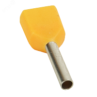 Наконечник штыревой втулочный под два провода НШвИ2 OptiKit T-Shv2-PVC- 0,5-8(100шт) | код 278042 | КЭАЗ