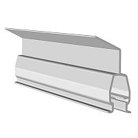 Перегородка для ПКК 100х40 "Купе" L2000 бел. Урал Пак АК-К-72040-001