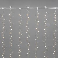 Гирлянда Светодиодный занавес из росы Фейерверк 3х2м 600 LED ТЕПЛЫЙ БЕЛЫЙ IP20 230В NEON-NIGHT | код 315-856 | NEON-NIGHT