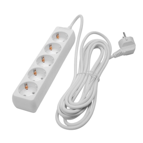 Удлинитель 5х5м с заземл. 16А IP20 S 5х5-Z 2.2кВт Volsten 9320