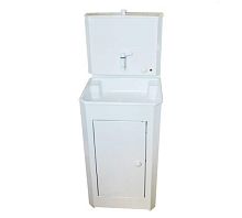 Умывальник дачный КОМФОРТ, без подогрева, пластиковая мойка, цвет белый, , Шт | код 74/4/10 | ВИХРЬ