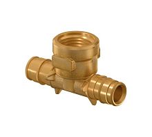 Тройник Q&E 16 х 1/2' ВР DR-латунь | код 1047885 | Uponor