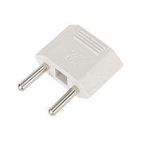 Сетевой переходник плоский Тефаль белый REXANT 1шт (БЛИСТЕР F) | код 11-1041-01 | REXANT