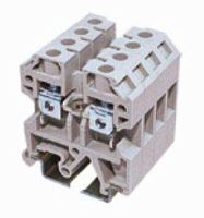 Клемма проходная винтовая TS-10 серая (макс.сечение 10 кв.мм)(пакет 30шт) | код JUT2-10GY | ELVERT