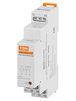 Реле промежуточное РЭК-1М/2 16А 12В АС/DC (DIN-рейка, 2р-контакт) TDM | код SQ0701-0083 | TDM