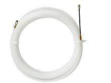 Нейлоновая кабельная протяжка НКП диаметр 3мм длина 10М с наконечниками белая HLT | код 084-18-002 | HLT