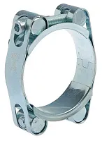 Хомут ленточный двухболтовый 60-70 W1 оцинкованная сталь 2.2 60-70/20 ГОСТ 28191-89 | код SIL60-70PCD31 | Мир хомутов