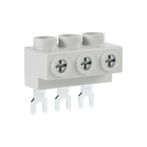 Шинная колодка для DMP32 для жесткого 6-25 кв.мм и гибкого 6-16 кв.мм кабеля до 63А | код DMP32FT | DKC