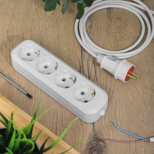 Колодка 4 гнезда c заземлением | код 11-8707 | REXANT фото 5 Колодка 4 гнезда c заземлением | код 11-8707 | REXANT фото 5