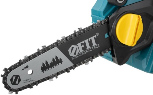 Пила цепная бесщеточная 20В 7.5м/сек 150 (6дюйм) 145мм 36 40мл резиновые накладки (коробка) FIT 79928 фото 11 Пила цепная бесщеточная 20В 7.5м/сек 150 (6дюйм) 145мм 36 40мл резиновые накладки (коробка) FIT 79928 фото 11