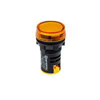 Сигнальная LED лампа, желтый, 380V AC IP65 MT22-S75 | код 90855 | MEYERTEC