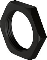 Гайка пластиковая, резьба M20x1,5, черный | код 05.505.0153.1 | Wieland