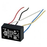 Источник питания DC-DC драйвер светодиодов, IP67, вход 9…36В DC, выход 700мА/2...32В, вход вкл-выкл и регулировки яркости свечения, в корпусе 22.6x10x9мм, проволочные выводы -40…+85С | код LDD-700LW | MeanWell