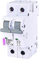 Автоматический выключатель ETIMAT 6 2p C 0,5A (6kA) | код 002143501 | ETI