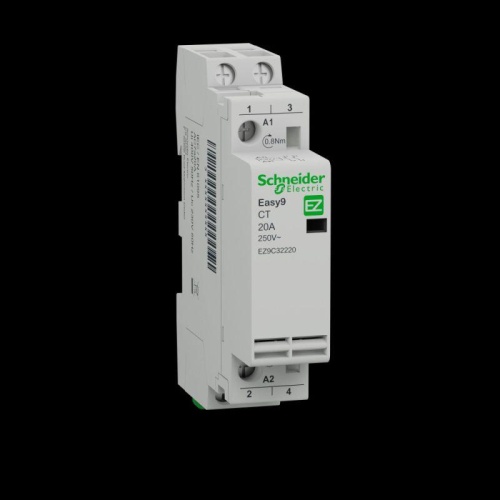 Контактор модульный EASY9 CT 20А 2НО 230/250В AC 50Гц | код. EZ9C32220 | Schneider Electric