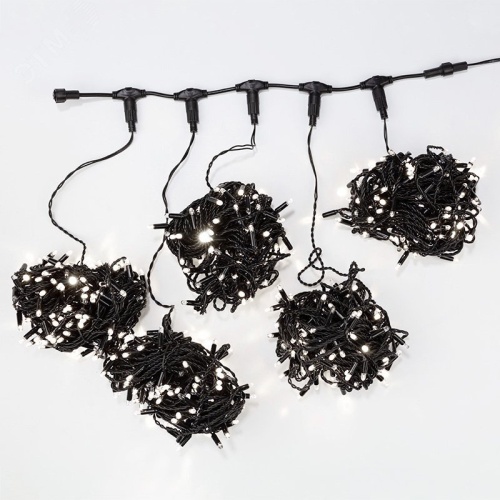 Гирлянда LED ClipLight 24V, 5 нитей по 20 м, диоды белые | код 323-505 | Neon-Night