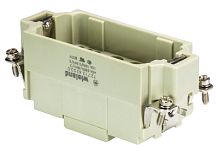 Вилочная контактная вставка REVOS POWER, Size 16H, обжимная фиксация, 6-/36- полюсов + РЕ, 160/690 V, 10/40 A, обжимные контакты поставляются отдельно | код 72.713.4253.0 | Wieland