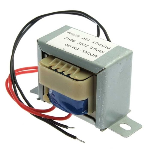 Трансформатор 50гц RUICHI EI41*20 220v to 12V 6W, крепление на 2 винта | код 97758 | Ruichi Трансформатор 50гц RUICHI EI41*20 220v to 12V 6W, крепление на 2 винта | код 97758 | Ruichi