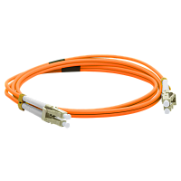 Патч-корд оптический LANMASTER, LSZH, дуплексный, LC/PC-LC/PC, MM 50/125, 2.0 м | код LAN-2LC-2LC/OM2-2.0 | LANMASTER