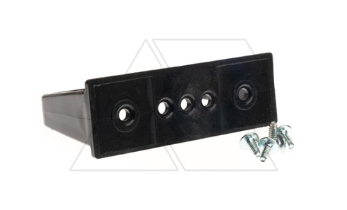 Кольца 2U пластиковые для кабелей, черный | код SA0031003 | Toten