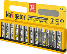 Элемент питания алкалиновый AA/LR6 94 782 NBT-NE-LR6-BP12 | Код. 94782 | Navigator