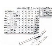 Маркировочные платы для плоттера wieplot, размер шильдиков 6х14 мм, 60 шильдиков в карте, чистая | код Z4.242.6353.0 | Wieland