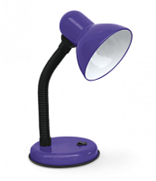 Светильник настольный под лампу на основании СНО 22Ф 60Вт E27 230В ФИОЛЕТОВЫЙ (с подвесом) IN HOME | код 4690612047003 | IN HOME