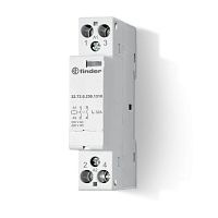 Модульный контактор, 2NC 32А, контакты AgNi, катушка 24В АС/DC, ширина 17.5мм, степень защиты IP20, опции: мех.индикатор | код 227200241410 | FINDER