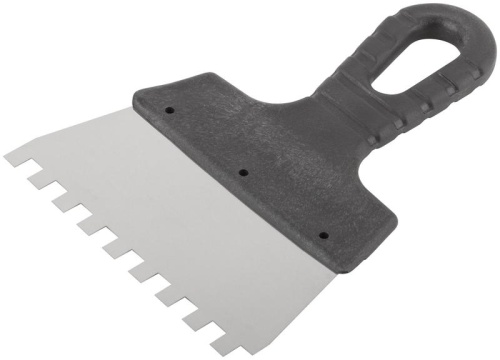 Шпатель фасадный зубчатый 150мм/зуб 8мм нерж. КУРС 06602 фото 2 Шпатель фасадный зубчатый 150мм/зуб 8мм нерж. КУРС 06602 фото 2