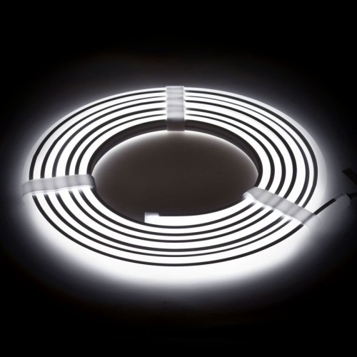 "Лента светодиодная ""неон"" термостойкая 5м SMD2835 120LED/м 8Вт/м IP67 13мм 24В холодный белый IEK" | код LSR6-2-120-67-2-05 | IEK