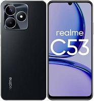 Смартфон Realme C53 128Gb 6Gb черный моноблок 3G 4G 2Sim 6.74 720x1600 Android 13 50Mpix 802.11 b/g/n/ac NFC GPS GSM900/1800 GSM1900 TouchSc microSD | код 1942385 | REALME