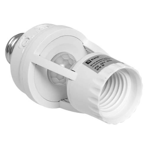 ИК датчик движения E27 60Вт 360гр, до 7м IP20 PROxima | код dd-ms-E27 | EKF фото 2