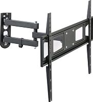 Кронштейн для телевизора Hama R1 118157 черный 37-75 макс.30кг настенный поворотно-выдвижной и наклонный | код 1447077 | HAMA